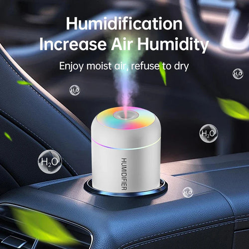 Mini Aroma Mist Maker Humidifier – USB Essential Oil Diffuser with LED Light