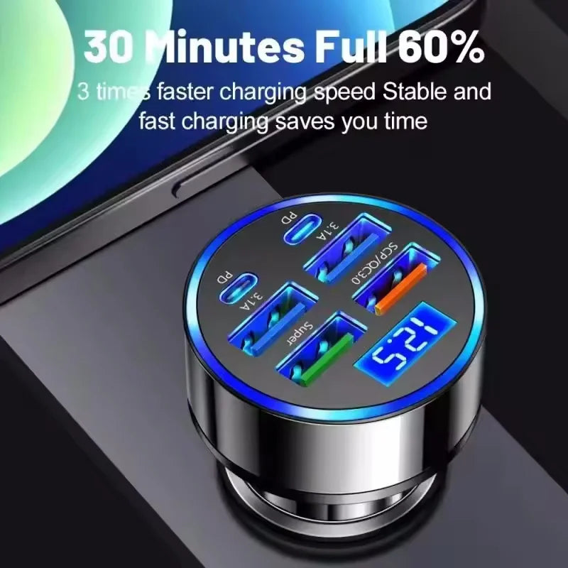 Fast Charging USB Car Charger – Dual Port Universal Vehicle Adapter